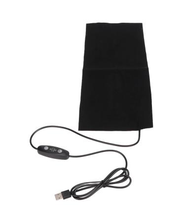 Adjustable USB Heating Pad 5-Speed Vibration Washable Foldable Electric Fabric Heater for Abdominal Massage