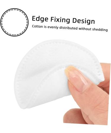 100Pcs Thick Overlock Cotton Makeup Pads - Soft Facial Washing Rounds & Remover Pads for Flawless Skin - Ideal for All Makeup Types - Buy Online on GoSupps.com