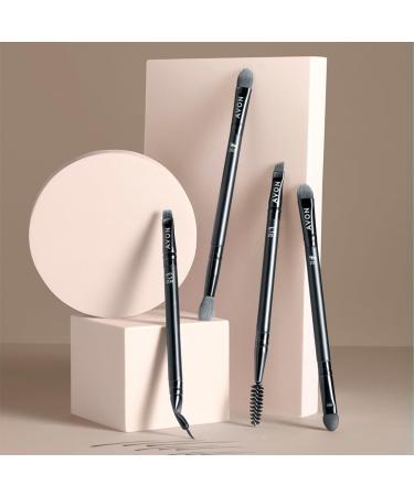 Avon Angled Precision Lip & Eye Brush with Lip Brush for Precision and Angled Brow Brush for Easy Application Vegan Friendly with a Handle Made from Recycled Plastic. - Buy Online on GoSupps.com