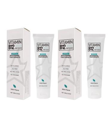 Gentle Clean Toothpaste - Removes Yellow Stains Freshens Breath Daily Oral Care(2PCS)