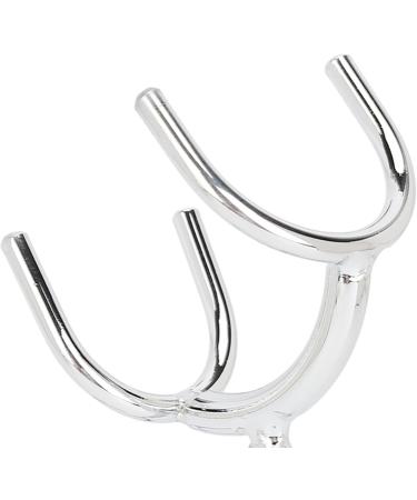 Dekaim Stainless Steel Safety Brush Holder | Modern Rustproof Display Stand | Stylish Silver Organizer for Home & Salon - Buy Online on GoSupps.com