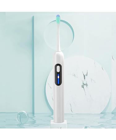 Goyisee Sonic Electric Toothbrush: 5 Modes, 35,000 VPM, IPX7 Waterproof, 60-Day Use, Rechargeable, 2 Dupont Bristles, for Adults - White - Buy Online on GoSupps.com