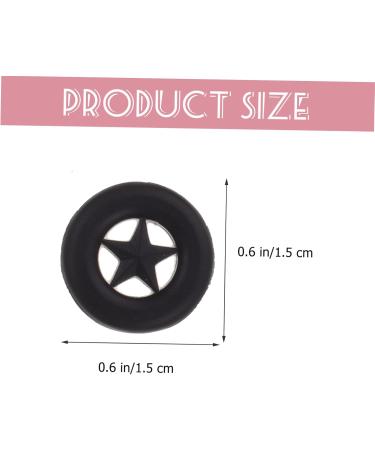 FOMIYES 20 Pairs Anti-Slip Ring Ear Hooks for Glasses - Comfort & Grip Eyeglasses Accessories in Black (1.5x1.5CM - Buy Online on GoSupps.com