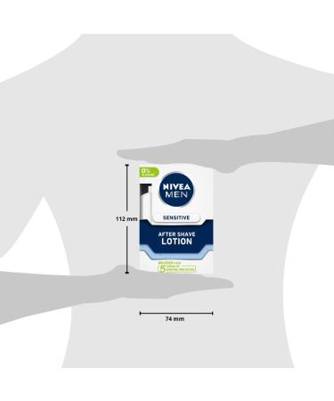 Nivea For Men Sensitive After Shave Lotion - 100 ML | Soothing Relief for Sensitive Skin - Shop Internationally - Buy Online on GoSupps.com