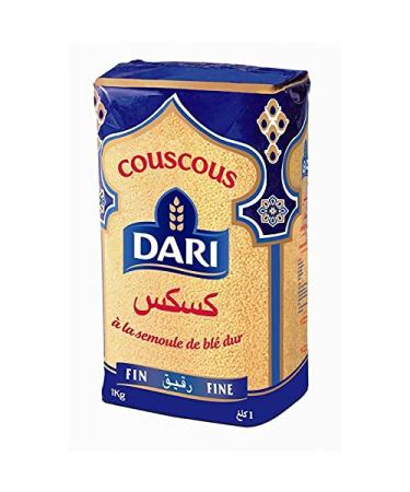 Dari DARI - Fine Couscous 1kg - Pack of 4 - Special Offer