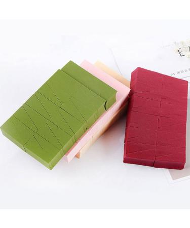 Buy 2 Triangle Velour Makeup Powder Puffs | Premium Foam Sponge for Foundation | Hydrophilic Polyurethane Cosmetic Puff - International Shipping Available - Buy Online on GoSupps.com