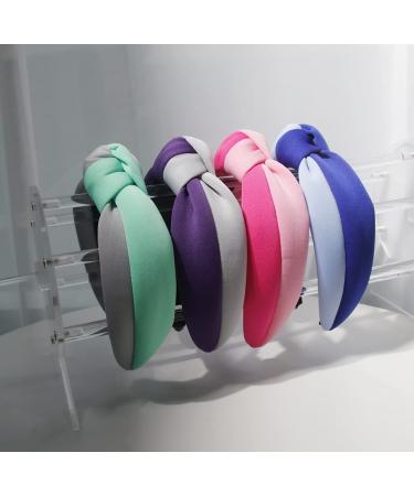 CULHEITE Fashion Knotted Headband - Padded Thick Wide Hair Hoop in Pink & Rose Red - Buy Online on GoSupps.com