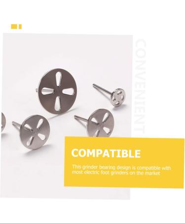 minkissy 4pcs Foot Bearings Hole Design Bearing Easy Installation Grinding Bearing Small Bearing Pedicure Tools Pro Tools Nail Tool Metal Stainless Steel Remover 6.6x3cmx4pcs - Buy Online on GoSupps.com