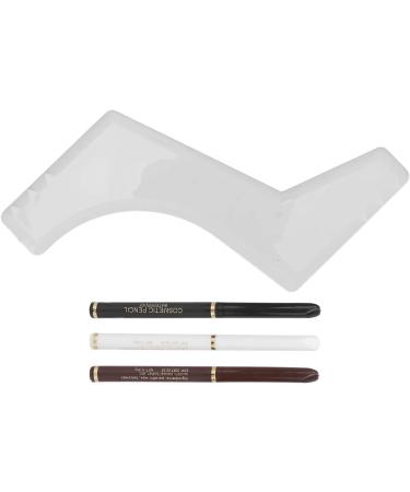 ACOGEDO 4Pcs Men Waterproof Beard Pencil Filler Kit with Long Lasting Beard Fountain Pen and Shape Guide Template for Perfect Beard Lines - Buy Online on GoSupps.com