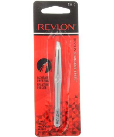 Revlon Stainless Steel Accurate Tweezing 1 ea - Pack of 2 | Precision Eyebrow Tweezers - Buy Online on GoSupps.com