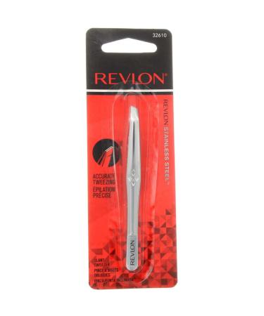Revlon Stainless Steel Accurate Tweezing 1 ea (Pack of 5)