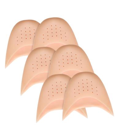 Hemoton 6pcs Toe Protector Socking Stuffers Shoes Accessories Toe Pads for Dancers Toe Sleeve Cover Shoe Toe Filler Compact Toe Protector Daily Use Toe Pouch Reusable Toe Protector Plug-in