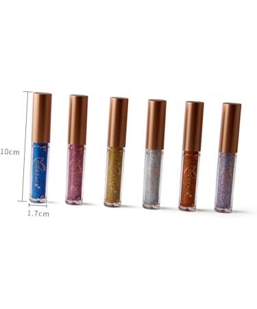 Mikinona Liquid Eyeliner Liquid Glitter Eyeshadow Colored Colorful Eyeliner Pen Eye Shadow Miss Metal Flash 1 count (Pack of 1) 10 - Buy Online on GoSupps.com