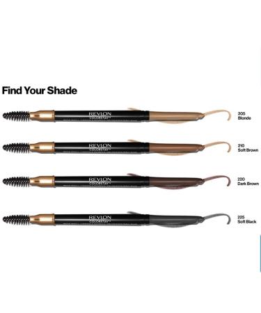 Revlon Colorstay Brow Pencil 205 Blonde - Long-lasting Formula for Defined Brows - Buy Online on GoSupps.com