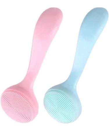 Buy Blue Hand Wash Brush - Makeup Remover & Blackhead Cleaner | Best Cleaning Tool for Skincare - Buy Online on GoSupps.com