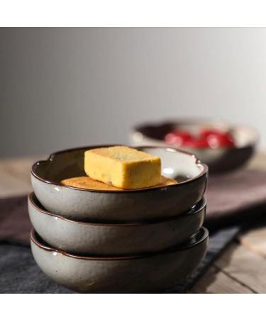 Fruit Bowl Snack Containers Hand Drawn Dipping Dishes Japanese Style Ceramic Seasoning Plate Vinegar Kitchen Dipping Bowl Appetizer Sushi Serving Plate Breakfast Bowls (Color : D) (C) - Buy Online on GoSupps.com
