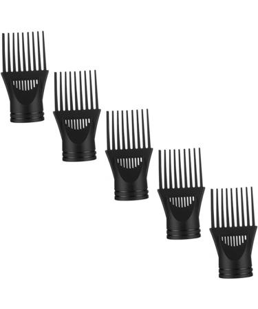 Didiseaon 25 Pcs Hair Dryer Comb Blow Dryer Comb Bachelorette Party Hairdressing Tool Hair Dryer Nozzle Adapter Wide-tooth Comb Attachment Hair Dryer Diffuser Collector Plastic Modeling 13x6cmx5pcs Blackx5pcs - Buy Online on GoSupps.com