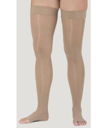 Buy medi Assure Thigh High Compression Stockings - 30-40 mmHg Silicone Top-Band Open Toe Beige - Large | International Shipping Available - Buy Online on GoSupps.com