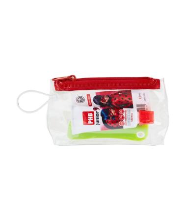 PHB Junior Ladybug Kit | Travel toothbrush + 15ml toothpaste