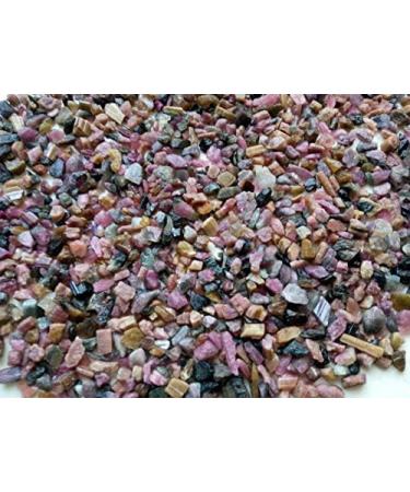 100g Natural Colour Tourmaline Quartz Crystal Stone Specimen Original Home Goods - Buy Online on GoSupps.com