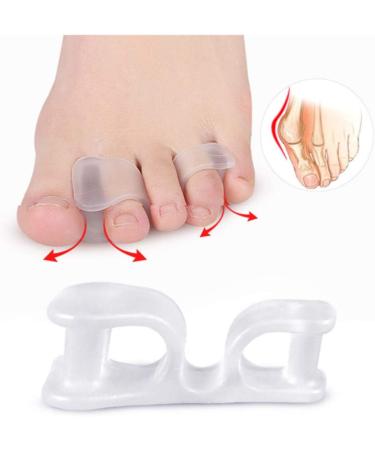 Healvian Thumb Splint 4 Pair + Toe Separators | Hallux Valgus Corrector | Overlapping Toe Orthotics + Clear Thumb Protector - Buy Online on GoSupps.com