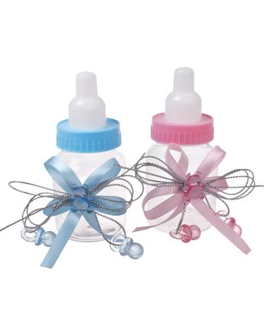 24Pcs Pink Baby Shower Feeding Bottle Candy Box Favors for Baby Shower Decoration - Buy Online on GoSupps.com