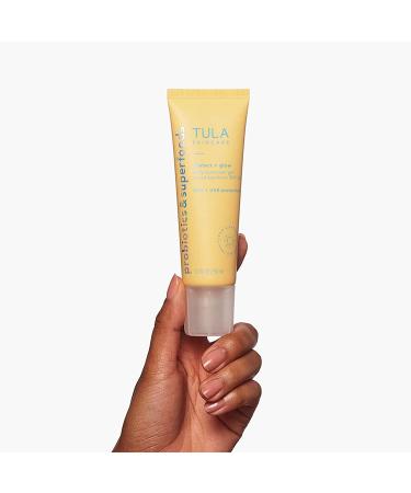 TULA Protect + Glow Sunscreen Gel SPF 30 | Non-Greasy, Reef-Safe & Pollution Protection - Buy Online on GoSupps.com