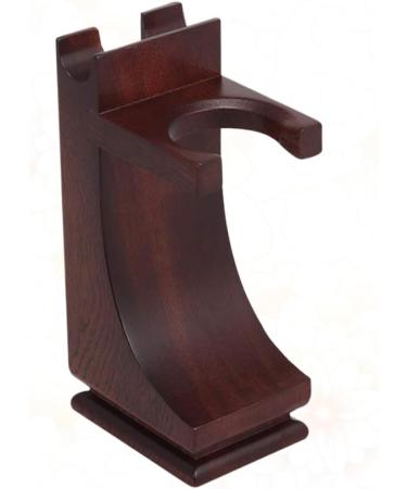 Shop Minkissy Wing Iron Stand Premium Solid Wood Electric Razor Holder for Men | Beard Tool Stand - Buy Online on GoSupps.com
