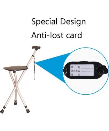 Canes Elderly Telescopic Adjustable Folding Walking Stick Stool Aluminum Alloy Walking Stick Stool with LED Light Lightweight Star of Light - Buy Online on GoSupps.com