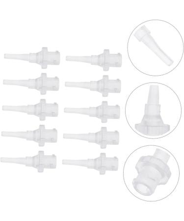 Healeved 10pcs Disposable Ear Washer Tips Compatible Ear Cleaning Tools Smooth Surface for Safe Earwax Removal Durable Material for Home Use - Buy Online on GoSupps.com