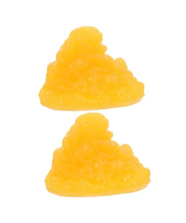 2pcs Fat Model Human Body Fat 5 Pound Fat Science Education Supplies Fat 1lb Base Sports Fitness TPE