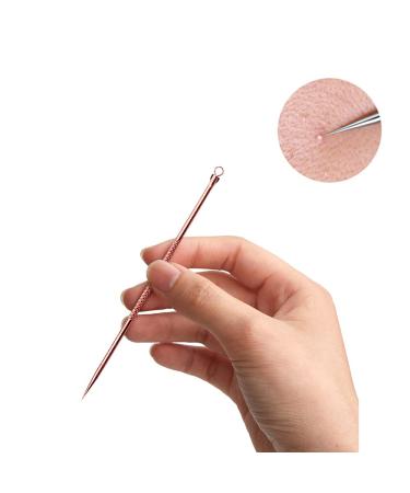 Blackhead Remover Tool Kit - 4 Pcs Stainless Steel Acne Extractor Set - Buy Online on GoSupps.com