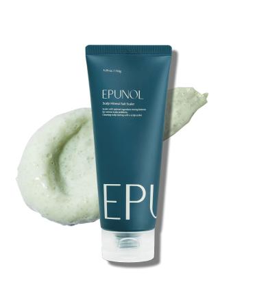 Mineral Salt Scalp Scrub Sulfate-Free Silicone-Free Cooling Effect with Menthol Extract Relieve Dry Skin and Reduce Dandruff