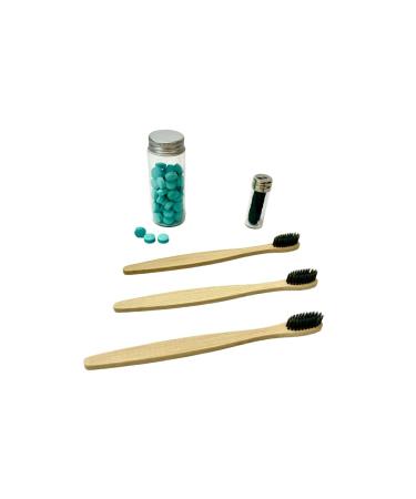 Bamboo Bath Starter Eco Personal Care Kit | Sustainable & Luxurious Hygiene Essentials for Eco-Friendly Living - Buy Online on GoSupps.com