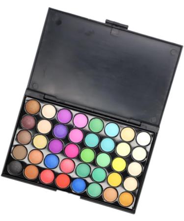 FOMIYES 40 Shadow Lustre Ladies Colors Eye Combination Multicolor Pearly Cosmetic Pallet Girls for 1 count (Pack of 1) As Shown - Buy Online on GoSupps.com