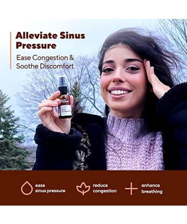 Nasal Congestion Spray Bundle - 1 Fl Oz Aromatherapy Decongestant | Homeopathic Solution for Sleep & Meditation | Pack of 3 - Buy Online on GoSupps.com