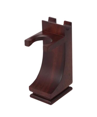 Minkissy Wing iron stand Razor stand made of wood Electric razor Men Razor tool holder Standing stand for razor solid wood bracket beard man