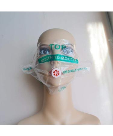 CPR Face Shields 5 Pcs - Resuscitation Mask Keychain for First Aid Training (Orange) - Buy Online on GoSupps.com