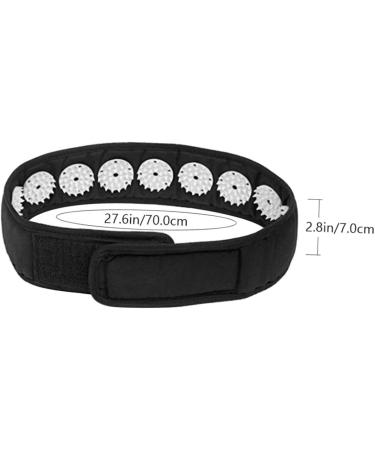 Frcolor Wireless Head & Back Massage Device | 2-Piece Deep Fabric Belt for Ultimate Relaxation | 70x7cm Black - Buy Online on GoSupps.com