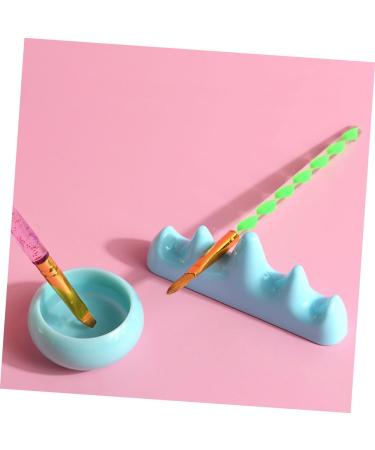 minkissy 4 Sets Nail Art Brush Cup Nail Art Stand Sponge Holder Gel Nail Brush Paint Brush Holder Soak off Acetona Nail Holder Manicure Pen Holder Nail Stand Clean Water Cup - Buy Online on GoSupps.com