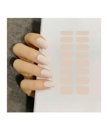 Nail film self -adhesive - UV hardening for perfect manicure |UV gel nail film |Geln gel to stick on |UV nail foils UV hardening nail film UV hardening nail ticker (beige)