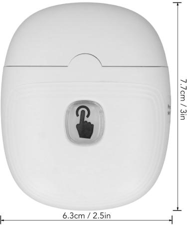 Electric Nail Trimmer Rechargeable Manicure Multi Function Electric Safety Nail Clipper for Toenail (White) - Buy Online on GoSupps.com