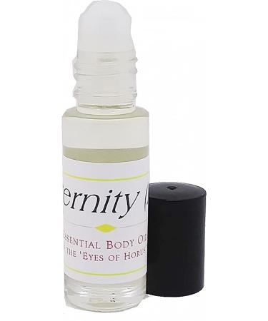 Eternity - Type For Men Scented Body Oil Fragrance Roll-On - Light Gold - 1/8 oz. - ID#22803 Clear 0.13 Fl Oz (Pack of 1)