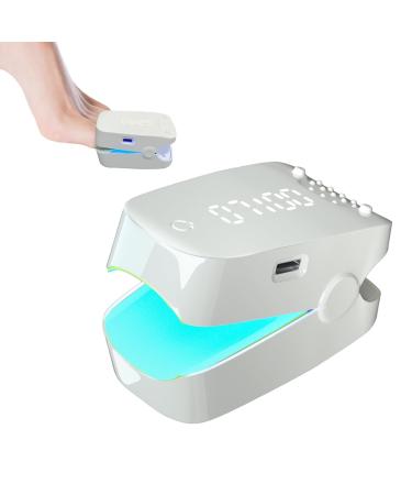 hanvate Nail Fungus Cleaning Laser Device Efficient Laser Treatment For Nail Fungus LED Screen Automatic Timer Touch Button for Homeuse