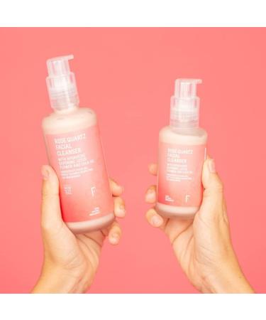 Freshly Cosmetics Rose Quartz facial cleanser 999 natural pH value deep cleansing without drying out or irritation brushing maintains skin barrier 200 ml - Buy Online on GoSupps.com