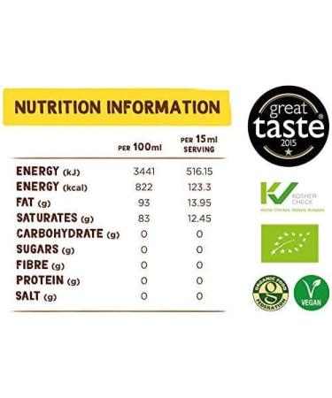 Organic Coconut Oil 500mL | Extra Virgin Cold Pressed Raw Unrefined | Ethically Sourced Vegan | 100% Natural for Hair, Skin & Cooking - Buy Online on GoSupps.com