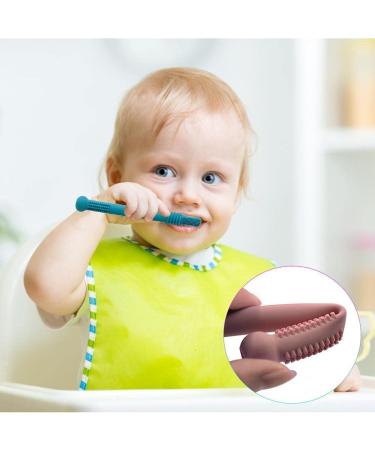 Buy BPA-Free Silicone Bite Ring & Chew Tubes for Babies - 4 Pack with Cleaning Brush | Safe Toddler Sensory Toys - Buy Online on GoSupps.com