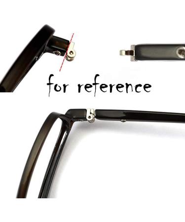 Shop OQCEHA Glasses Arm Replacement - Durable Plastic Bracket & Accessories in Light Black | 1 Pair - Buy Online on GoSupps.com