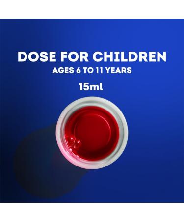 Vicks Children's NyQuil Cold and Cough Syrup Multi-Symptom Relief from Cough Runny Nose Sneezing Berry Flavoured Ages 6+ 236 mL - Buy Online on GoSupps.com