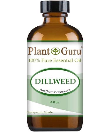 100% Pure Dill Weed Essential Oil 4 oz - Undiluted Therapeutic Grade for Aromatherapy & Natural Remedies - Buy Online on GoSupps.com